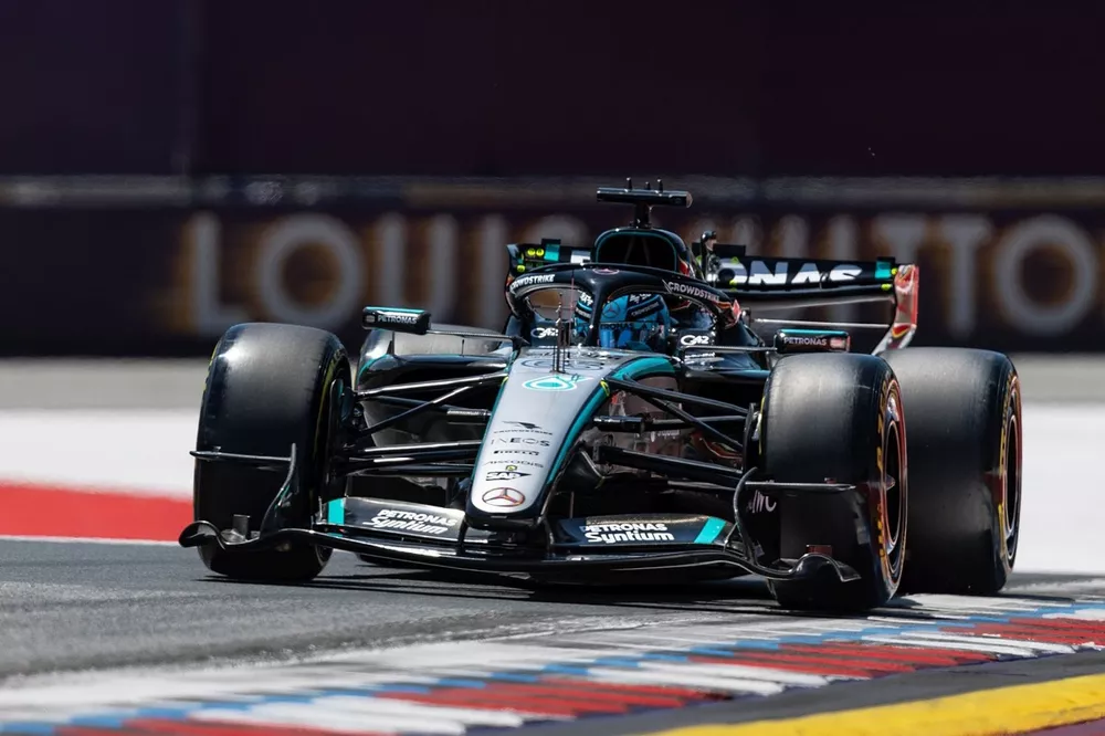 George Russell su Mercedes domina le prove libere 3 del GP d'Austria 2026 al Red Bull Ring